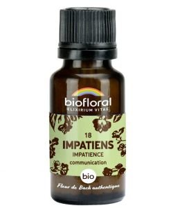 Impatience - Impatiens (n°18), granules sans alcool